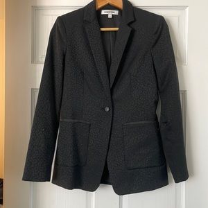 Elizabeth and James black leopard blazer!